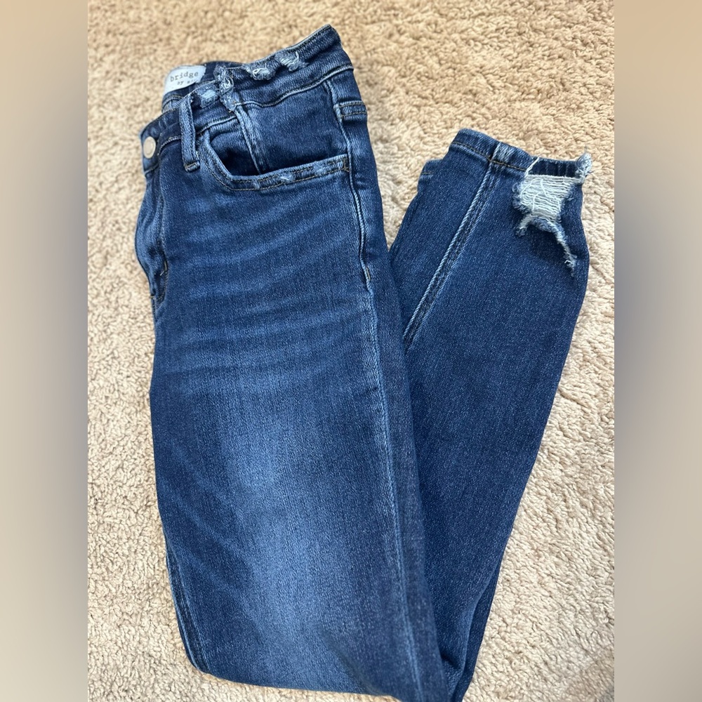 Bridge by gly Mid Rise Ankle Skinny Jeans